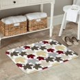 thumbnail image 7 of Haiem maple leaves Pattern Front Door Mat Indoor Outdoor Entrance, Waterproof All-Season, All-Weather Doormat, Durable Flannel Fabric, Fade Resistant, Low Profile, 16x24in, 7 of 7