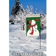 thumbnail image 4 of Toland Home Garden Dancing Snowman Winter Flag Double Sided 12x18 Inch, 4 of 5