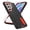 Black+Orange, variant on Dteck for Samsung Galaxy S26 Ultra Case with Kickstand, Shockproof Dropproof Protective Cover with Screen Protector Camera Lens Cover,Black