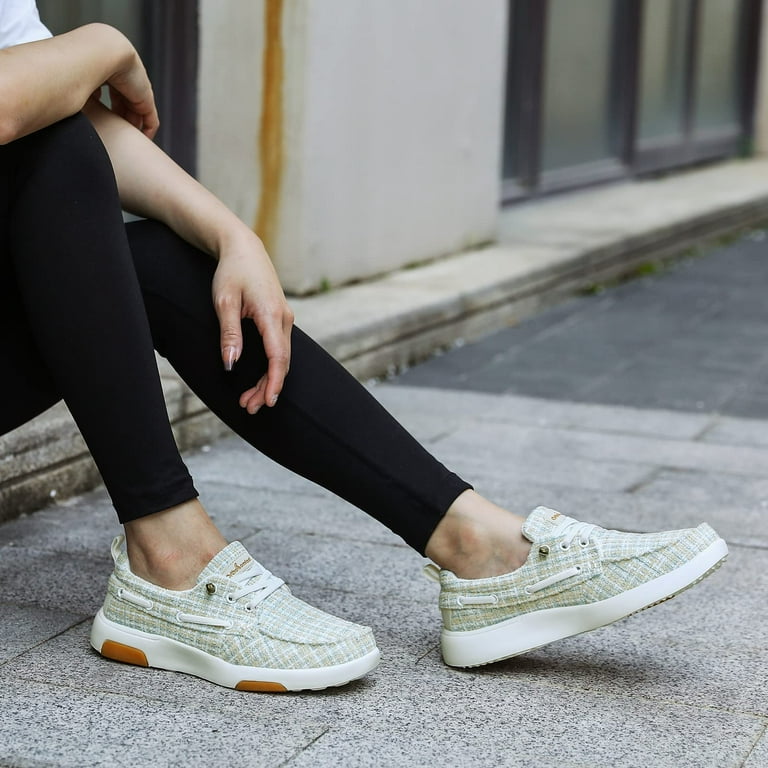 Womens boat shoes with arch best sale support