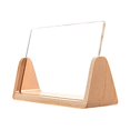 thumbnail image 4 of VONKY Photo Frame Picture Frames Wooden Base Decor Acrylic Home Cover 5inch Clear 5 Inch 5Set, 4 of 6