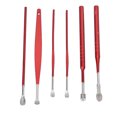 thumbnail image 4 of Ear Wax Removal Tool Set, Anti Bend 6PCS Polished Stainless Steel Ear Pick Set  for Home Beauty Salon, 4 of 8