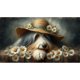 thumbnail image 1 of Kit Pintura Por Números Sobre Lienzo Arte Al Óleo Artesanal Imagen Perro Pared Del 70x40cm, 1 of 9