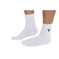 thumbnail image 3 of 1 Pair - V-Toe Flip Flop Tabi Socks - White Solid Casual, 3 of 6