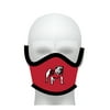 JayMac Sports University of Georgia Face Mask, Red- Standing Bulldog