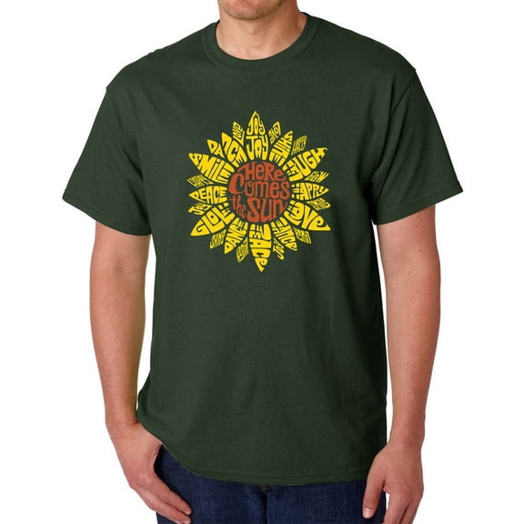 Men's Word Art T-shirt - Sunflower