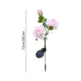 thumbnail image 3 of Solar Faux Flower Lights Waterproof LED Artificial Flower Garden Decor Solar Stake Light for Pathway Lawn Patio Yard Auto On Off Landscape Lighting, 3 of 7
