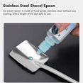 thumbnail image 5 of Watermelon Spoon, Stainless Steel Shovel Spoon Innovative Design Multipurpose Easy To Use Small Portable for Cafe(4 Quadrate Shovel), 5 of 5