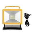 thumbnail image 1 of lámpara de advertencia de flash del proyector de emergencia del marco amarillo de 15W 5200mAh LED para acampar al aire libre, 1 of 8