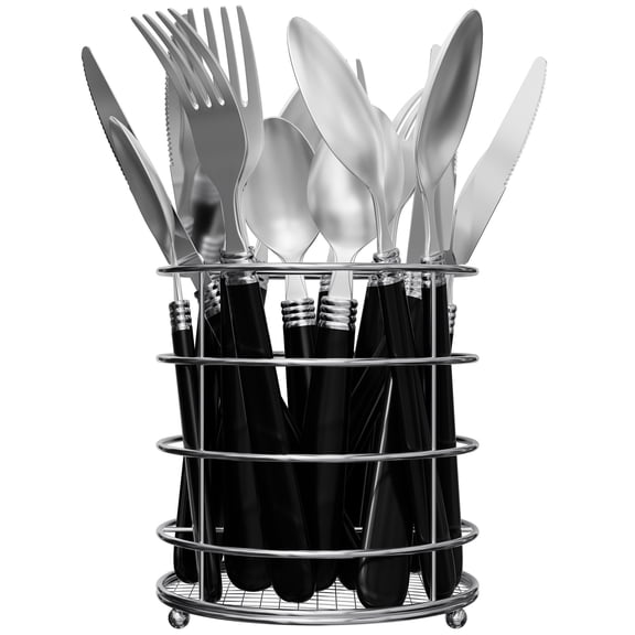 Gibson Sensations Ii 16 Piece Plastic Handle Flatware