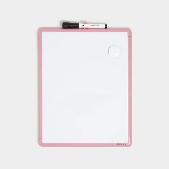 U Brands Contempo Dry Erase Board Pink
