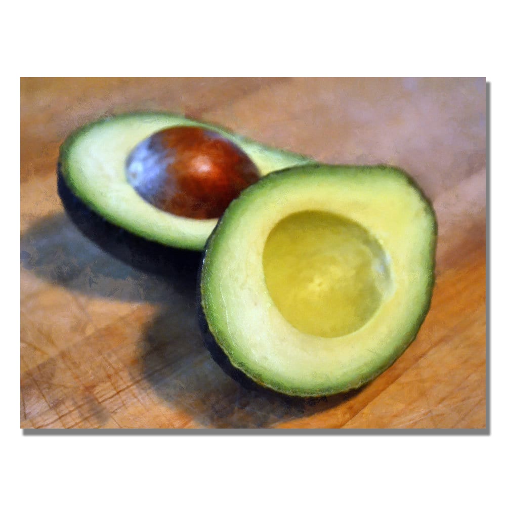 Trademark Fine Art "Avocado" Canvas Wall Art by Michelle Calkins