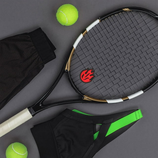 BEADCEST 2PCS Tennis Dampeners for Training Vibration Dampener Silicone Red for Matches