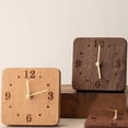 thumbnail image 7 of Jiibva Wood Desk Clock, Non Ticking Silent Clock for Shelf, Table, Mantel Or Bedside, Modern Desk Clock Bedside Clock Home Decorative Small Table Clock, 7 of 7