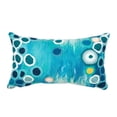 thumbnail image 1 of Liora Manne Visions IV Sunken Treasure Indoor Outdoor Decorative Pillow Aqua, 1 of 1