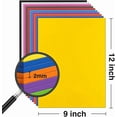 thumbnail image 3 of 10 PC Crafts Foam Sheets 9x12 Inch 10 Colors 2mm Eva Foam Paper for Party Halloween Decor Preschoolers Classroom Scrapbooking DIY Cosplay(10 Sheets), 3 of 7