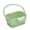 Green, variant on Foldable Sink Drainer Basket Hanging Strainer Colander for Efficient Drying of Vegetables Fruits and Kitchenwares Kitchen Strainer (White)