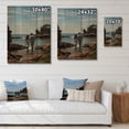 thumbnail image 4 of Designart "Seaside Stroll Beach Photo I" Nautical & Beach Print on Natural Pine Wood, 4 of 5