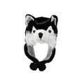 thumbnail image 4 of Almencla Plush Hat for Girls And Boys, Funny Hat with Ear Flaps for Party, Cosplay, Outdoor, Photo Prop Black Wolf, 4 of 8