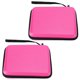 thumbnail image 1 of Estuche rígido de EVA de 2 piezas, bolsa de almacenamiento portátil, estuche protector con cordones para 2DSPink, 1 of 12