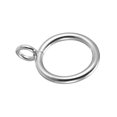 thumbnail image 5 of Uxcell 0.98" Inner Dia Curtain Rings Metal Silver Tone 24 Pack, 5 of 5