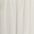 thumbnail image 5 of No. 918 Juliette Voile Sheer Rod Pocket Curtain Panel, 59" x 108", Eggshell, 5 of 6
