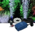 thumbnail image 4 of Aquapapa Aquarium Air Pump for 5-20 Gallon Fish Tank, 3W 48GPH Oxygen Aerator for Sponge Filter with Air Stone, Airline Tubing, Check Valve, Hydroponic Air Bubbler Pump, 4 of 9