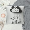 thumbnail image 2 of Nawypu Cartoon Moon Cloud Stars Throw Pillow Covers Set Cute Kids Cushion Pillowcases for Home Sofa Decor, 2 of 5