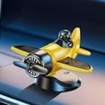 thumbnail image 5 of Solar Airplane Car Ornaments, Car Dashboard Drifting Rotating Airplane Ornament, Solar Powered Rotating Aircraft Model Interior Decor, Cars Tabletop Instrument Decorations, 5 of 9