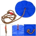 thumbnail image 4 of Hanging Chair, Climbing Disc, Safer To Use With High  And  Made Of  Plastic Material For Patio Balcony Blue, 4 of 8