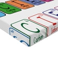 thumbnail image 2 of Ambesonne Periodic Table Fitted Sheet, Science Letters, Twin XL Size, Multicolor, 2 of 3