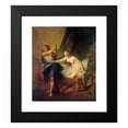 thumbnail image 2 of Nicolas Bertin 15x17 Black Modern Framed Museum Art Print Titled - Joseph and Potiphar's Wife (1690 - 1710), 2 of 5