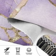 thumbnail image 6 of Yayeee Runner Rug for Bedroom 2'x6' Machine Washable Hallway Non Slip Mat, Pastel Purple Marble Pattern, 6 of 8