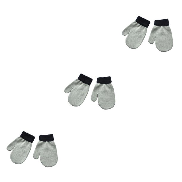 Guardurnaity 1 par de mitones para niños, accesorio de ropa de invierno, mitones de punto para niños, cómodos mitones para niños pequeños para Type1 NO1 Guardurnaity CBP300557