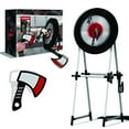 thumbnail image 1 of The Black Series Axe Throwing Target Set, 3 Throwing Axes and Bristle Target, Active and Safe Play, Blunted Edges and Lightweight Plastic, Indoor or Outdoor Use and Backyard Fun, 1 of 5