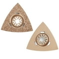 thumbnail image 4 of 80mm Carbide Triangle Rasp for Coarse Grinding of Tile Stone Wood, 4 of 8