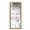 thumbnail image 2 of ArtToFrames 10" x 24" Silver with Black Lip Picture Frame, 10x24 inch Multi Wood Poster Frame (WOM-5193),  Pack, 2 of 7