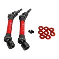 thumbnail image 1 of 2PCS RC CVD Drive Shaft Steel and Aluminum Alloy Front and Rear Universal RC Transmission Drive Shaft for Arrma 1/10 Red, 1 of 1