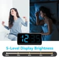 thumbnail image 4 of Despertador Netzu Digital para dormitorios con alarma dual, 4 of 6