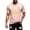 Pink, variant on Mens Halloween Jack O'Lantern Pumpkin Face Print Crew Neck Short Sleeve T-Shirt, Soft Casual Holiday Graphic Tee for Halloween Party Daily Outdoor Wear(Orange,S)