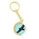 thumbnail image 1 of Negro animal Eagle silueta natural Anillo de oro de metal llavero llavero, 1 of 3
