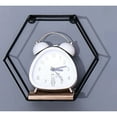 thumbnail image 3 of Wall Mounted Hexagonal Floating Shelves Black Set Of 3, 3 of 5