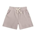 thumbnail image 6 of XXWXYD Unisex Toddler Summer 2-Piece Set Cotton Short Sleeve Tee & Elastic Waist Shorts Casual Play Outfit for Boys Girls, 6 of 8