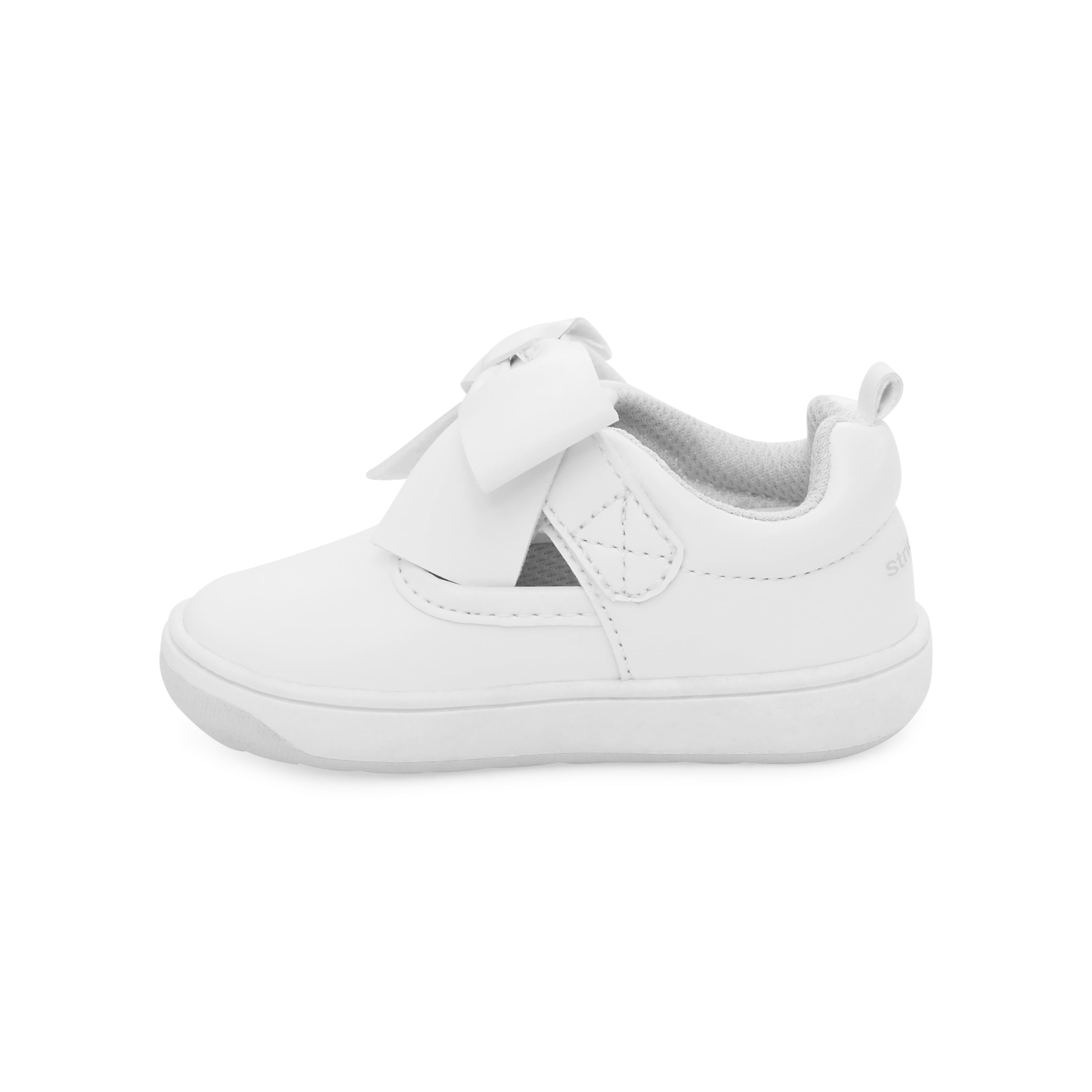 Stride Rite 360 Kamila Baby Girls' Machine Washable Mary Jane Shoes Color: White Size: 4 T