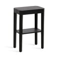 thumbnail image 4 of Kate and Laurel Talcott Modern Rectangle Wood Side Table, 16 x 10 x 25, Black, Transitional Decorative Two-Tier End Table for Use as a Bedroom Nightstand or Living Room Accent, 4 of 8