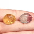 thumbnail image 2 of MATROOY 5pc Natural Fluorite Hand Carved Mini Shell Quartz Crystal Reiki Healing, 2 of 6