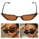 thumbnail image 4 of 2 piezas Gafas de sol de imprenta de leopardo Gafas de oculares de marco pequeño gafas de protección de rayos UV accesorios de gafas delicadas, 4 of 5
