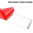 thumbnail image 3 of HEATSHAKING 2Pcs Aluminum Slide Check Rack Receipt Holder for Restaurant Kitchen Order Organization, 3 of 8