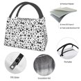 thumbnail image 4 of Balery Black Footprints Bolsa de Aislamiento Portátil – Bolsa de Almuerzo con Forro de Aluminio Mejorado, Funda Impermeable y Fácil de Limpiar para Picnic y Caja de Almuerzo, 4 of 6