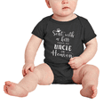 thumbnail image 2 of Sent with A Kiss from My Uncle in Heaven Cute Baby Bodysuits Clothing Unisex, 2 of 5